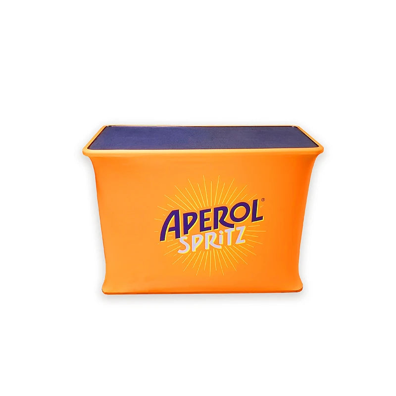 Portable Foldable Aluminium Pop-Up Counter Display for Mobile Marketing Promotion Tables for Events and Table Displays