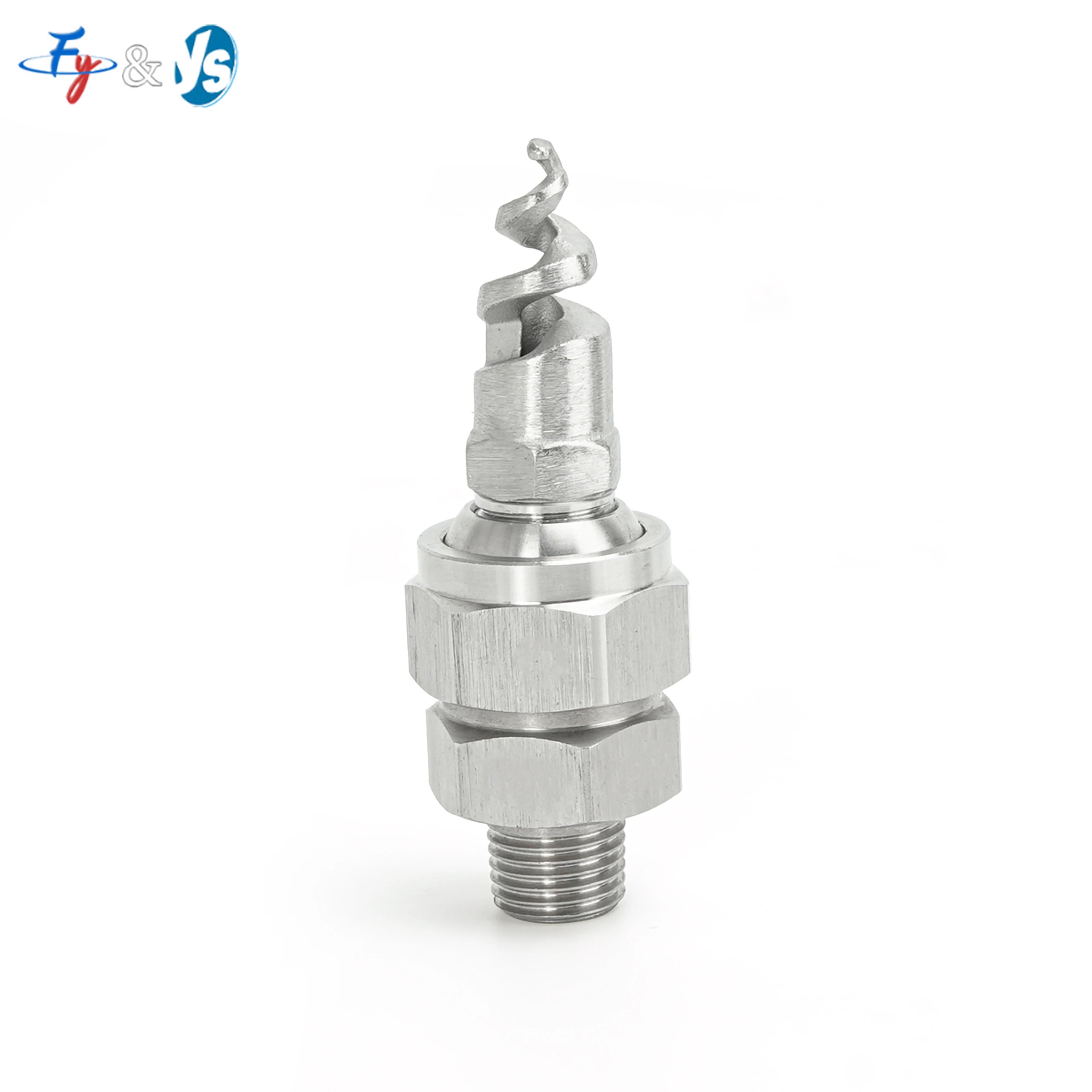 Adjustable Swivel Joint with Spiral Jet Cooling Nozzle 1/8\"1/4\" Stainless Steel Universal Nozzle Connector New Condition