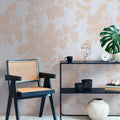 Made in Germany Photo Wallpaper Murals Floral Grey Beige Light Blue Non Woven Vinyl Wall Mural Flowers for Hotel - 159 x 280 m