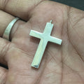 High Quality 925 Sterling Silver Cross Pendant 25mm Elegant Faith Jewelry Christian Symbol Necklace Unisex Religious Gift