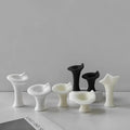 M Size 3D Creative Shape Candle Holder Aromatherapy Candle Silicone Mold DIY Handmade Candle Holder Plaster Decoration