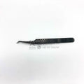 Top Rated Eyelash Extension Tweezers 2025 Fiber Grip Curved Classic Tweezer 45-Degree Volume Boot Tweezer Isolation Custom Logo