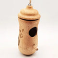 Mini Bird Nest Hanging Decorative Hummingbird House New Outdoor Garden Crafts for Courtyard Wooden Crafted Supplements