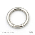 Luxury Stainless Steel 30mm Round Carabiner with Strong & Heavy Duty Trigger Snap Hook for Bags Outdoor Gear & Accessories