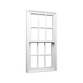 YIDA Energy Star Double Pane Low E Single Hung PVC Plastic Vertical Sliding Window Louver Stainless Steel Soundproof Windproof