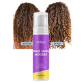 200ML Shiny Natural Braid Foam Mousse for Curly Hair Strong Hold Braid Finishing Styling with Frizz Control Texturizing Effect