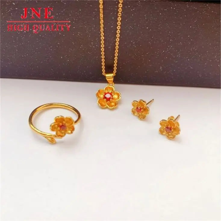 Gold-plated Stud Earring Women's Fashion Elegant Jewelry Simple Little Ear Studs Rings Pendants Pattern Stud Earrings Factory