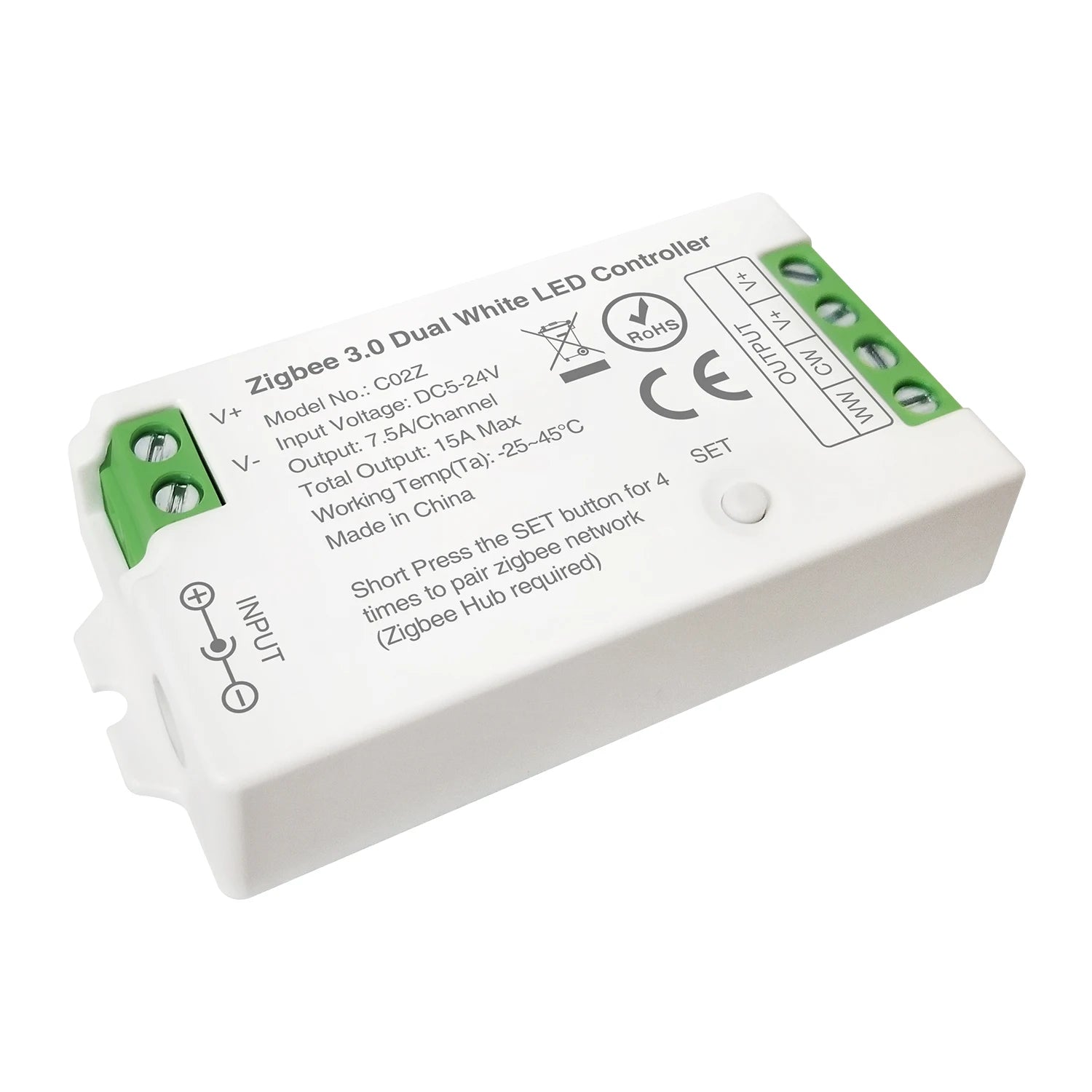 DC5-24V Zigbee 3.0 Led Controller  Wireless Controller  Support Group Control