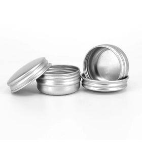 Mini Colorful Printing Metal Tins Custom Lip Balm Tin Aluminum Jar Empty Box Tin Can Aluminum Jar with Screw