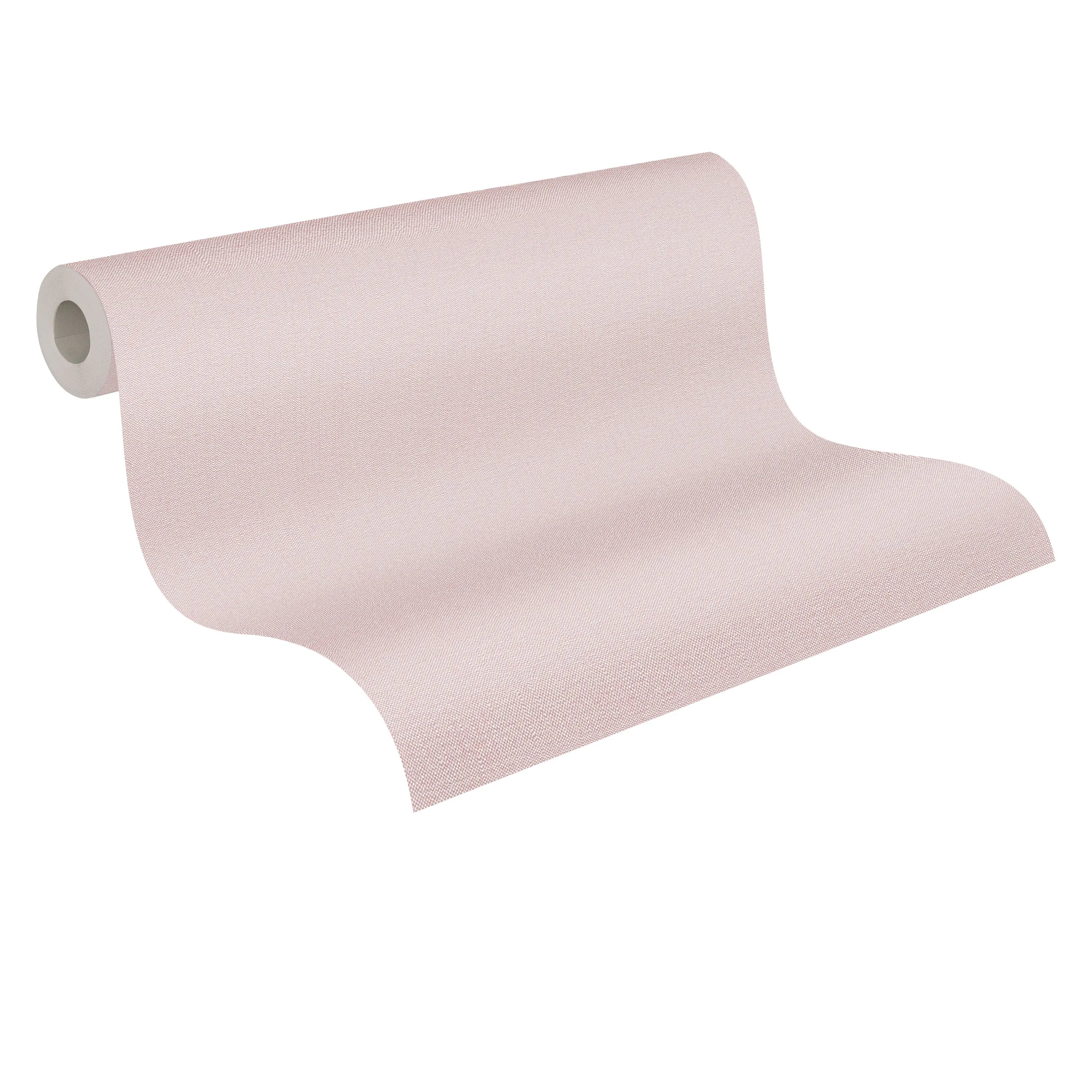 Made Germany-Solid Plain Pink Non Woven Wallpaper Rolls-Modern Structure for Living Room Hotel School Walls-10.05x0.53m Highly