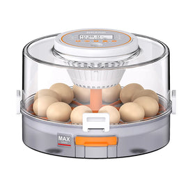 Yun Hot Sale Fully Automatic 12 Pet Egg Incubator Pet Hatching Egg Humidity Control Incubator with 360 Degree Transparent Window