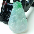 Myanmar Natural a Type Jadeite Jade Pendant Ice Floating Flowers Tiantian Flower Emerald Pendant 23.05