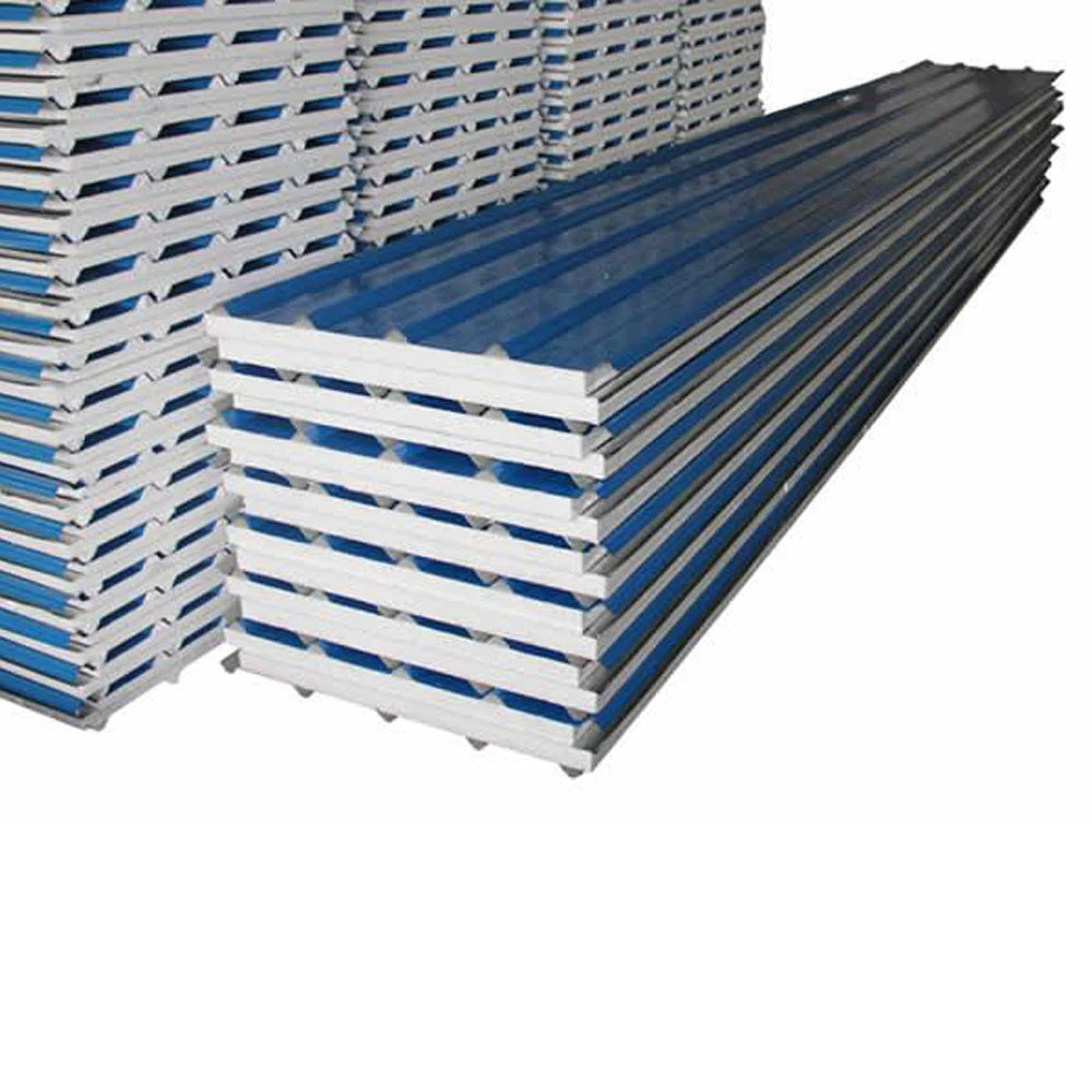 FM Approved 50mm Thick EPS Sandwich Panel 980mm Wide Eco-Friendly for Modern Building Walls Warehouses Cold Rooms & Workshops