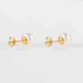 Low MOQ Jewelry 925 Sterling Silver Natural Baroque Pearl Stud Earrings
