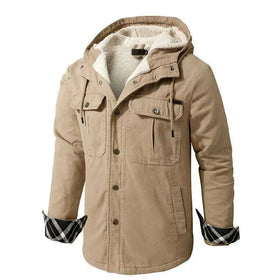 Winter Men Thick Jacket Loose Hooded Plus Size Men's Clothing Winter Clothes for Men