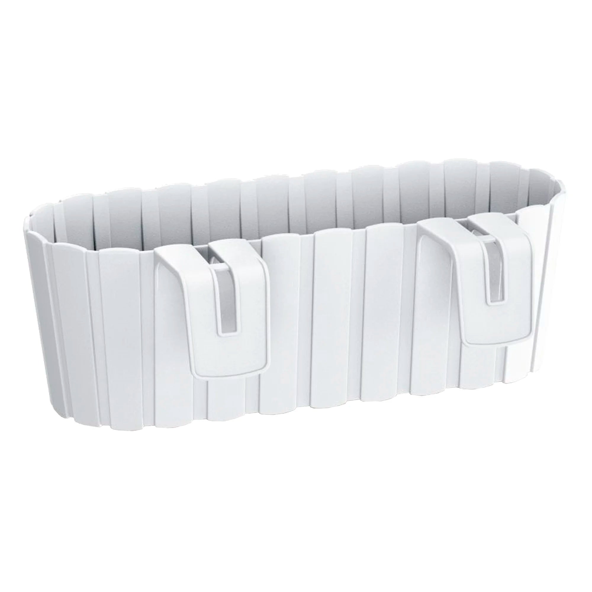 BOARDEE HOOK 4.9L balcony planter dimensions (mm) 383x212x130 color White