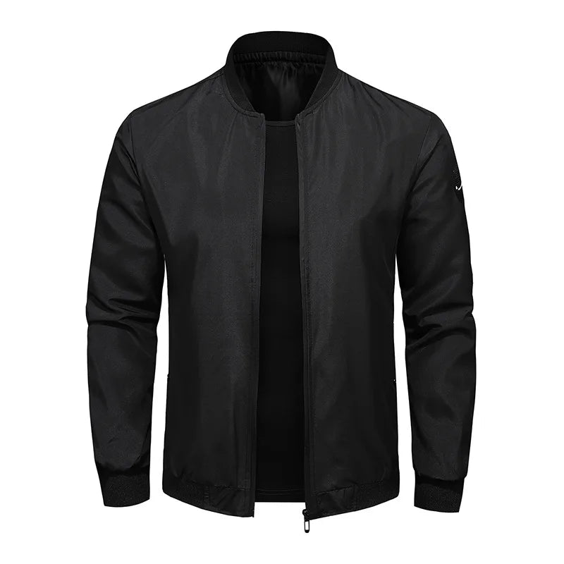 OEM Custom Logo Embroidery Light Luxury Casual Top Slightly Elastic Anti-wrinkle Thin Middle-aged and Young Jacket