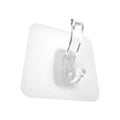 Hot Sale Wall-Mounted Transparent Plastic Coat Hanger 5mm Multifunctional Self-Adhesive Hook for Bags and Clothes Removable