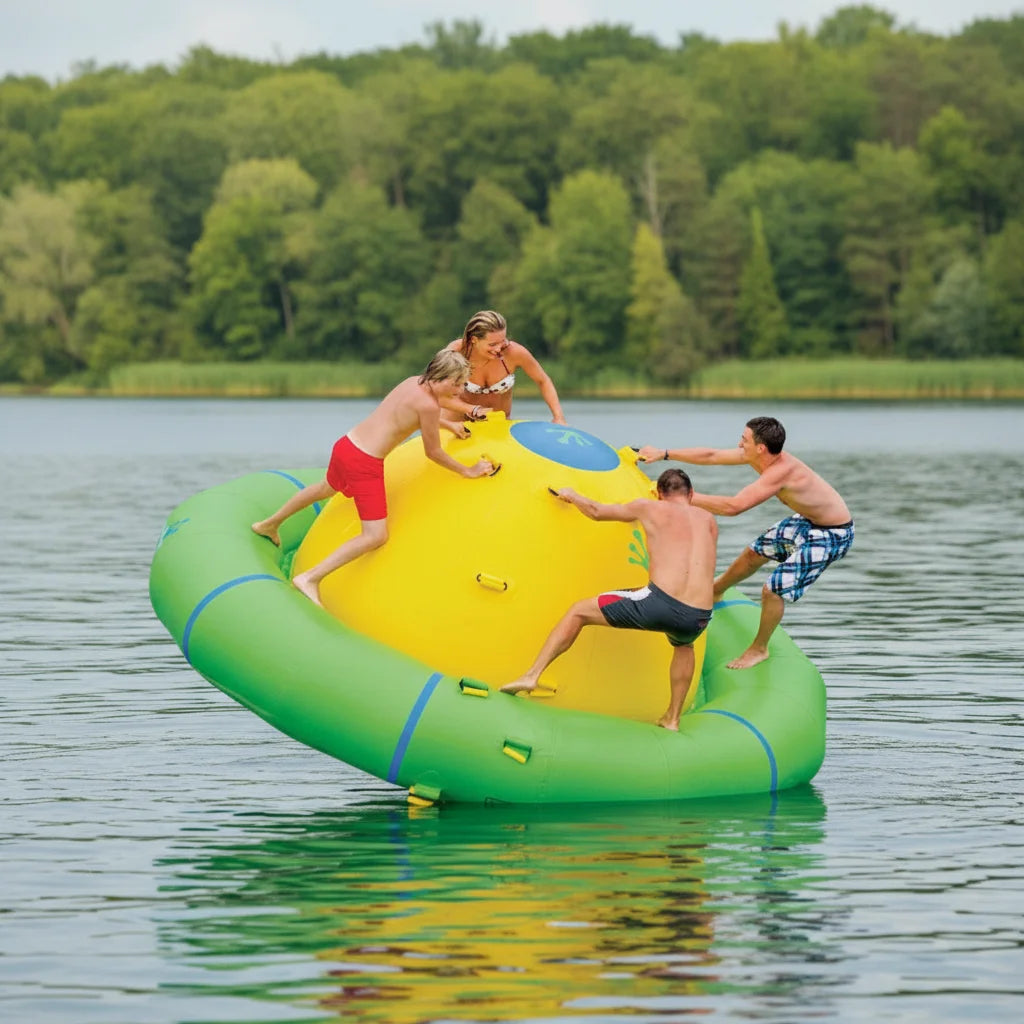 Airfun Summer Water Park Game Floating Inflatable Saturn Water Toy Custom Inflatable Gyro Toy of Water Saturn