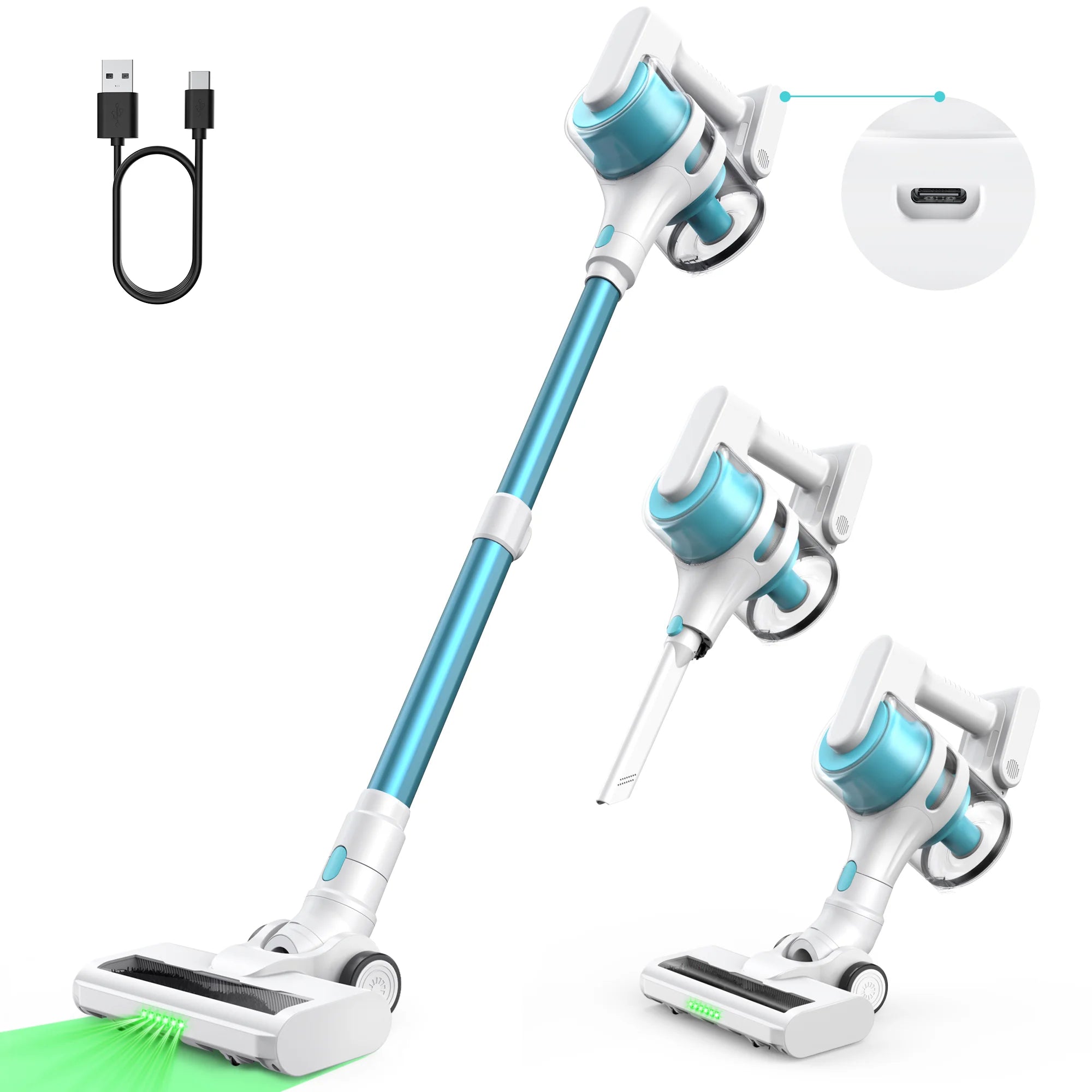 MOOSOO S6Mate 14.8v/2600mah Cordless Vacuum Cleaner Car Vacuum Cleaner Portable