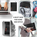 Best Large 15\"x11\" Silicone Zipper File Organizer Safe Travel Waterproof Fireproof Document Bag for Jewelry Lipo Money