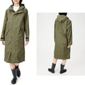Women's Waterproof Polyester Rain Jacket for Cycling for Commuting to Work School Printed Rainwear With Logo Travel Raincoat