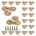 Custom Stainless Steel Carbon Steel Zinc Yellow Keyhole Hangers Mug Key Coat Hanging Rack Cross Wooden Screws