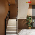 Elegant Wrought Iron & Stainless Steel Modern Villa Stair Rails Indoor Outdoor Safety Enhancement with 1 Year Warranty