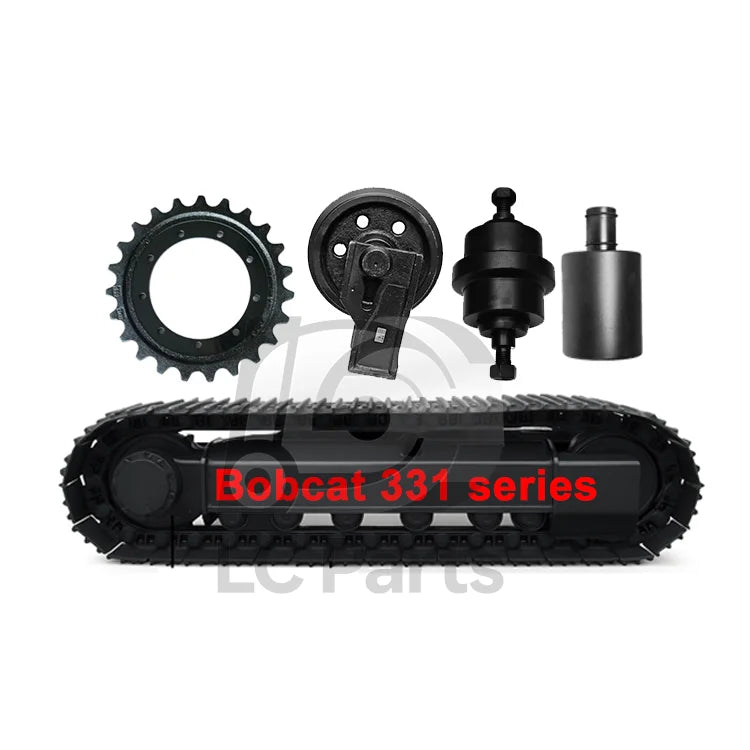 X331 Mini Excavator Undercarriage Parts - Idler Track Roller Sprocket & Top Carrier Roller for Bobcat 331
