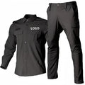 2025 Summer Four Elastic Training Guard Uniforms Quick-Drying and On-Duty for Instructors and Security