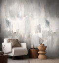 Germany Made Photo Wallpaper Mural Non Woven Vinyl Cream Grey Pink 1.59x2.80m for Bedroom Hospital Mall