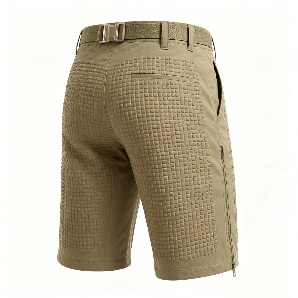 EVS Rip-Stop Anti-Slip Cotton Work Shorts with Stretch Waffle Grip for Roofing & Construction-OEM Custom MegaBDM