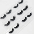 Wholesale 15--30mm Free Eyelashes Box Packaging Natural Eyelashes Customize False Eyelashes