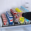 Hookei New Spring Loaded Fridge Beverage Shelf Pusher Glide Width-adjustable Push Rod Slide Rail