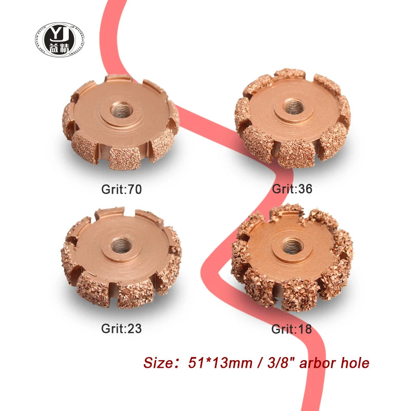 High Quality Gear Type Tungsten Steel Grinding Wheel 51mm Diameter OEM for Grinders