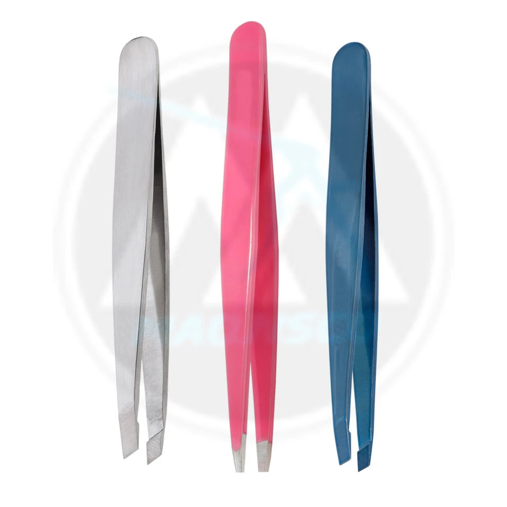 Stainless Steel Tweezers for Facial Hair Chin Hair and Eyebrows Pluckier multi