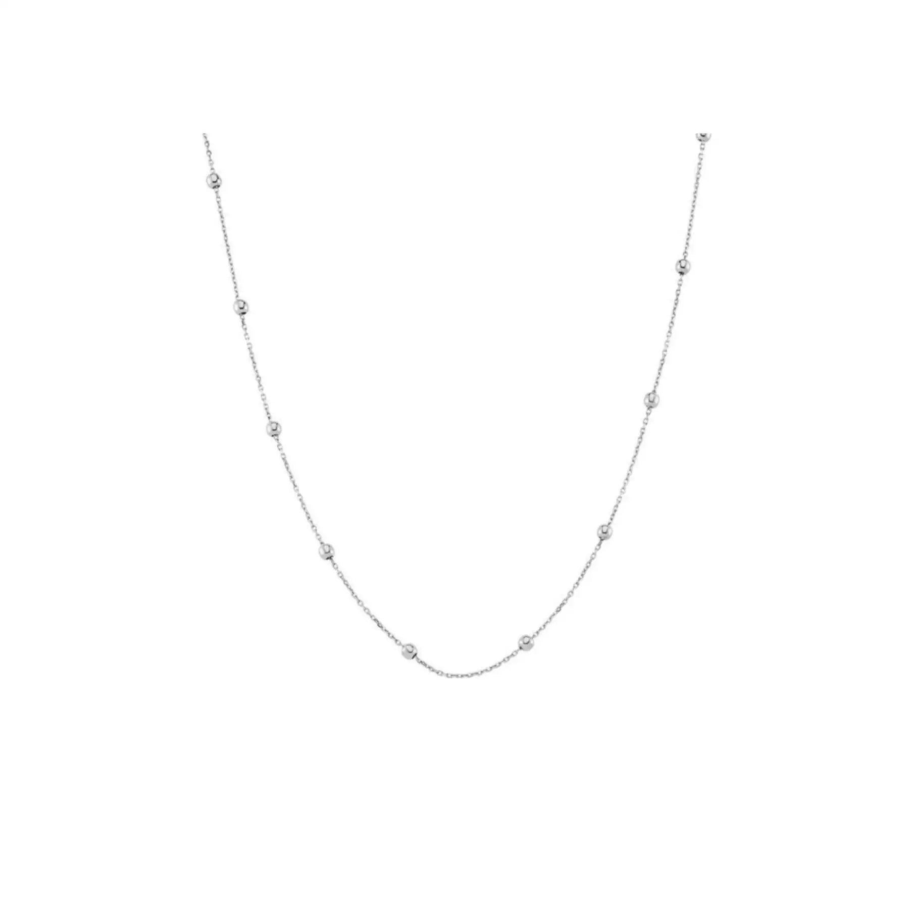 Azuris 925 Sterling Silver Fine Chain Necklace 45 cm Bulk Purchase Option