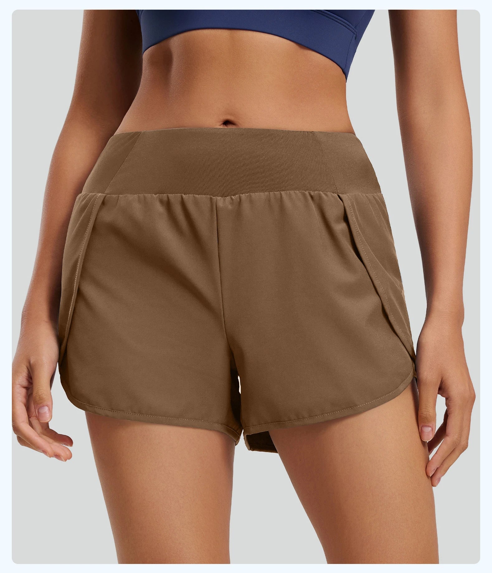 Wholesale Quick Dry Casual Gym Shorts Women Fitness Elastic Athletic Sports Fitness Yoga Shorts Waist Women's Gym Shorts