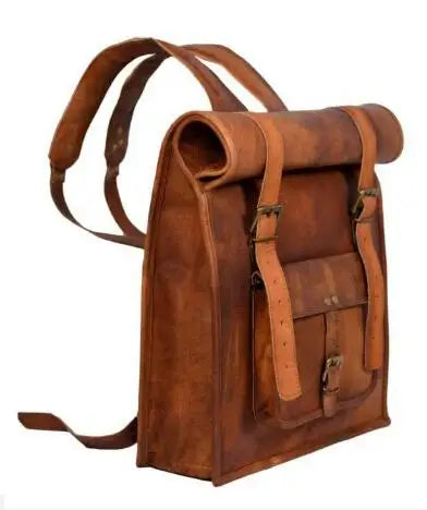 Custom Made Lady Bohemian Light Brown Hand Tooled Leather Bags in Simple Pattern for Spring Fashion Accessory Stores and Resale