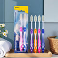 New Style Soft Bristles Adult Tooth Brush Rubber Nano Bristles Head Toothbrush WithReplaceable TPE Head Eco-friendly