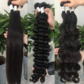 Raw Vietnamese Hair Vendors Wholesale Cuticle Aligned Virgin Human Hair Weave Bundles with Lace Closure