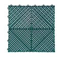 LHDT Recyclable PP Non-Slip Plastic Floor Mat for Interlocking Garage. 400mm*400mm*18mm