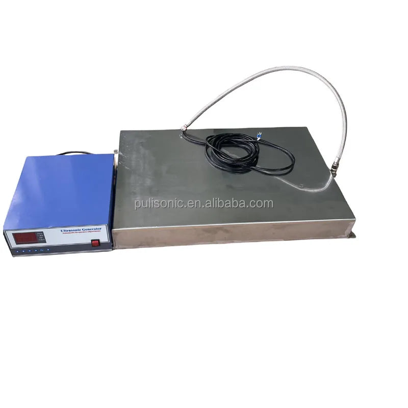 Side Install 40kHz Ultrasonic Plate 3000W Submersible Transducer Pack for Fine Electronics Manufacturing Line Cleaning