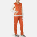 Autumn Women's Fitness Half Zipper Hoodie and Joggers Solid Color Long Sleeve Oversize Tracksuit Jersey Fabric