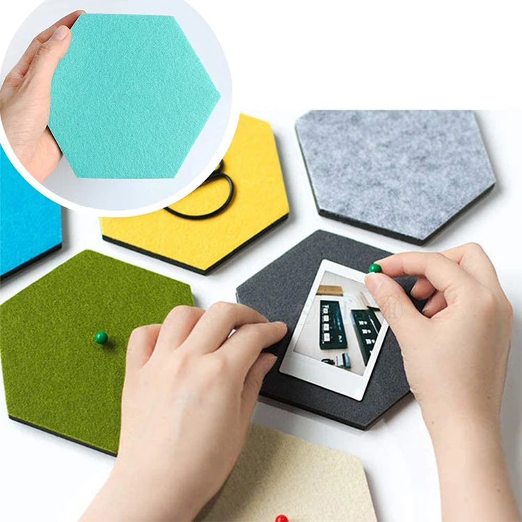 Europe Standard Hexagon PET Panels Acoustic Sound Proof Padding 100% Polyester Acoustic Wall Panels Sound Insulation