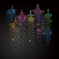 2024 Trend Products Rhinestone Heat Transfer Cheer Rhinestone Tshirt