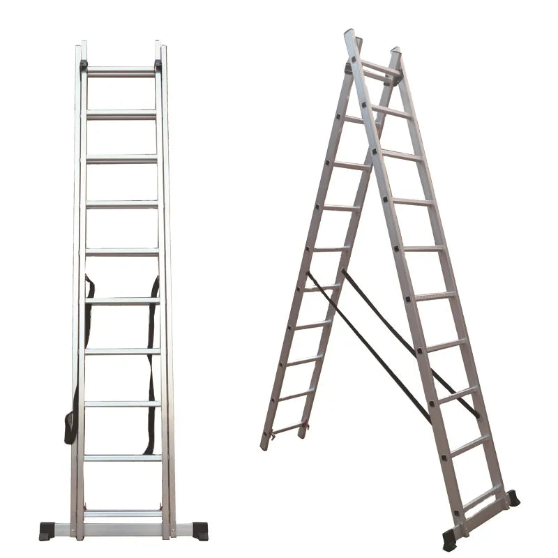 High Quality Aluminum Alloy Telescopic 6 Steps Industrial Combination Ladder Foldable Thickened