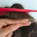 Q6 PU Thin Skin Fine Swiss Lace Base Natural Indian Human Hair Men Male Toupee With Front Bleached MegaBDM