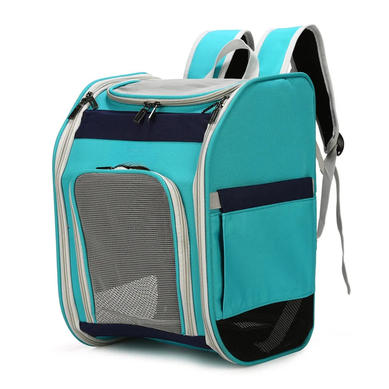 2023 Portable Cotton Cat Carrier Backpack Breathable Zipper Closure Sustainable Pet Travel Backpack