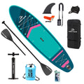 Ridewave AeroFlow Series Wholesale Eco-friendly 10'6'' Inflatable Standup SUP Paddle Board Custom SUP for Lakes Rivers Surfing